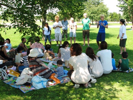 アウトリーチ2008公園伝道